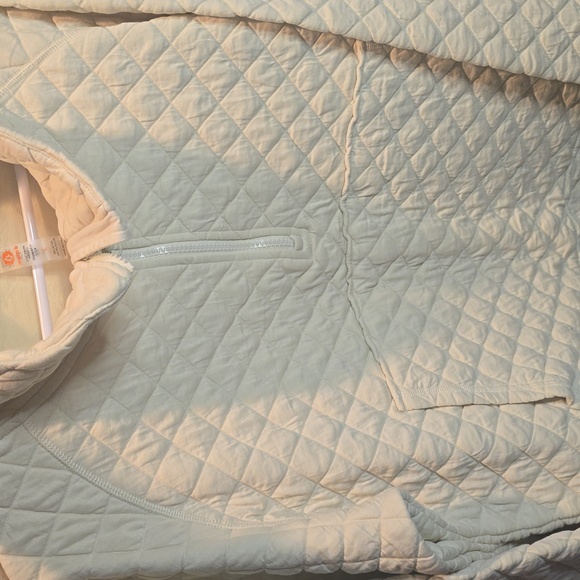 Mono B On Second Thought Quilted Jogger Set Beige Large - Picture 5 of 5